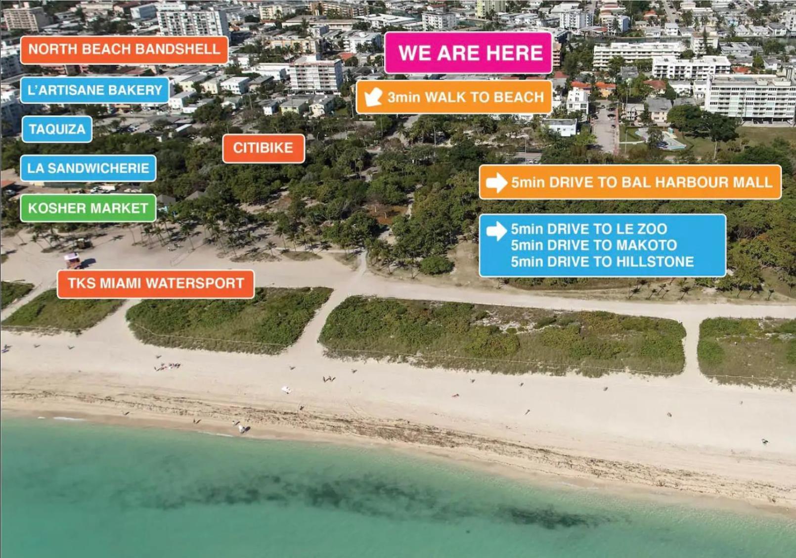 Steps To Sea Miami Beach Free Parking Pet & Family Friendly Apartment Exterior foto